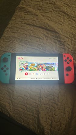 Nintendo switch neon red