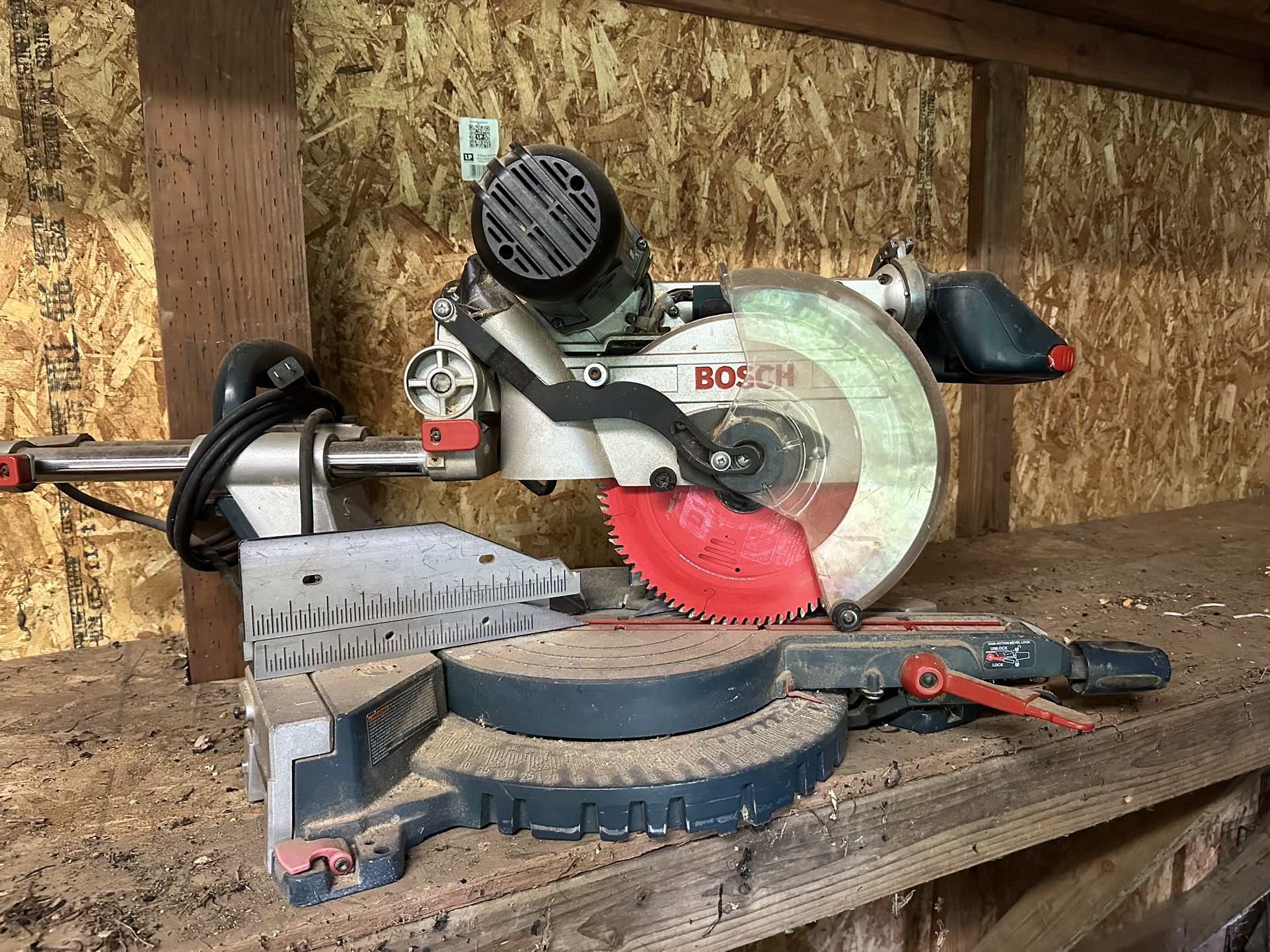 FREE — Bosch 4410L 10” Dual-Bevel Sliding Miter Saw (Rainier, WA)