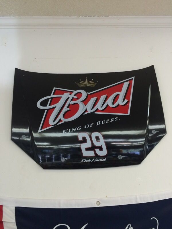 Budwiser car hood