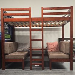 Twin/Twin convertible loft bed