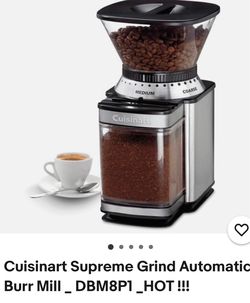 Cuisinart Supreme Grind Automatic Burr Mill _ DBM8P1 _HOT !