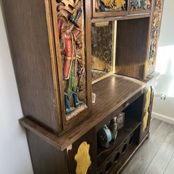 Antique Wine Cabinet 