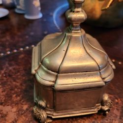 Antique Pewter Portugal Basin