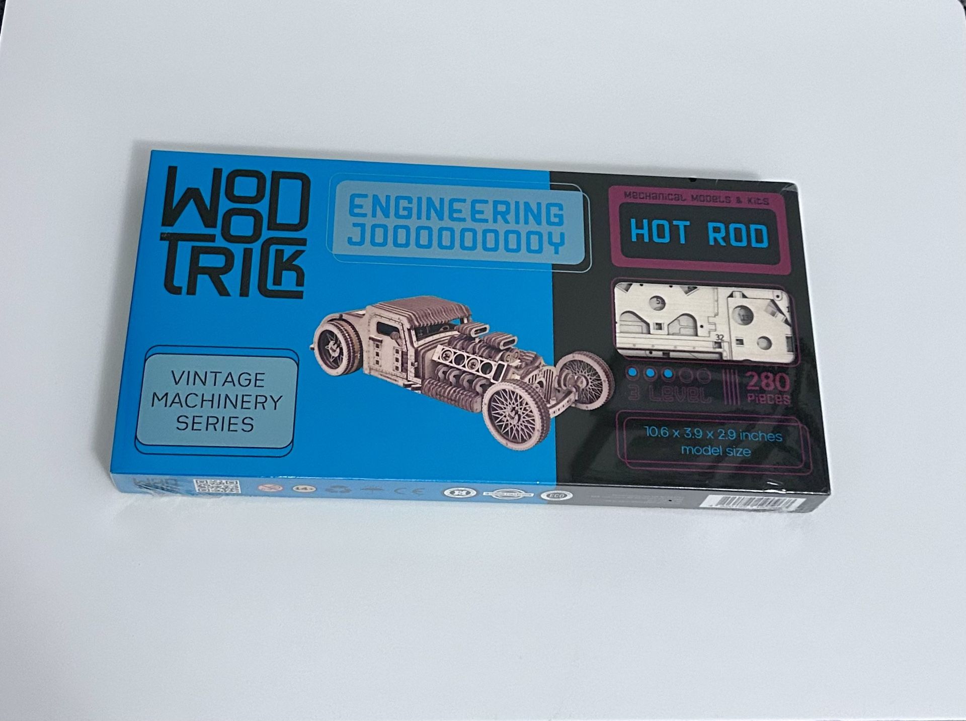 Wood Hot Rod Model Car Kit