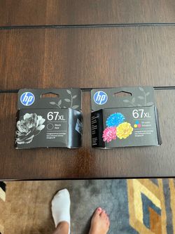 HP Black and TriColor Ink  67XL Cartridges