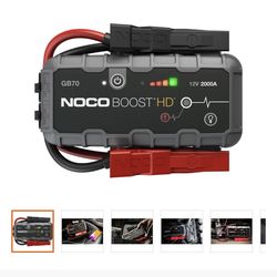 Noco boost batter jumpstart 12V 200$ new