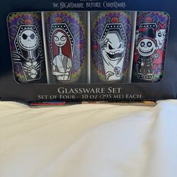 Disney The Nightmare Before Christmas Glassware Set