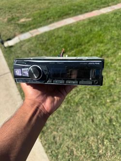 Alpine Bluetooth Single Din