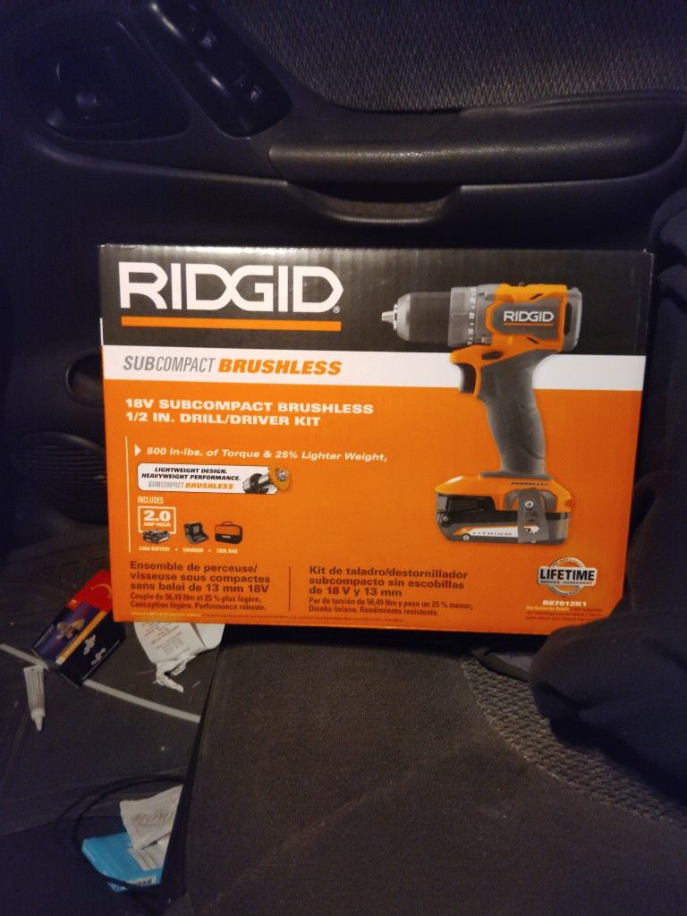 Rigid Half Inch Cordless Drill