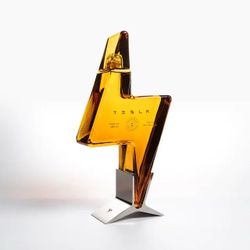 Tesla tequila bottle