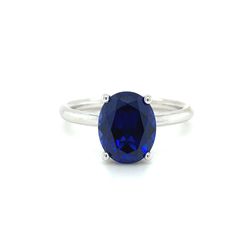 Oval Sapphire 14k Ring