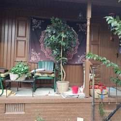 Tree Plant Artificial Decorative Home Decor Potted