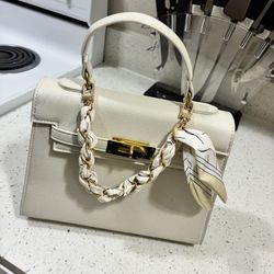 Cream Classy Handbag