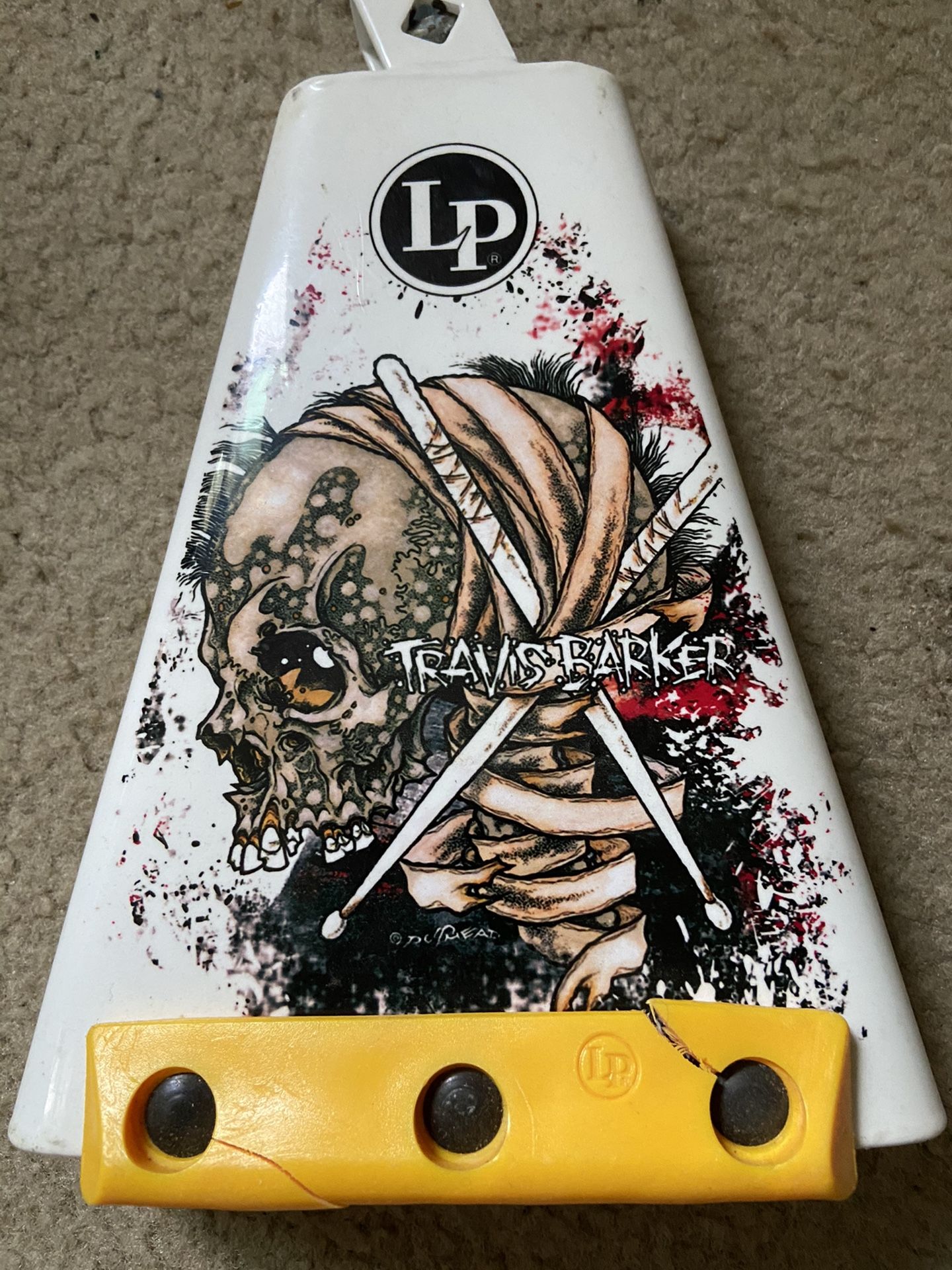 Travis Barker cowbell