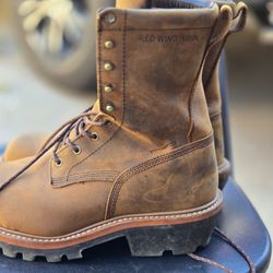 Red Wing Boots (Size 10) 