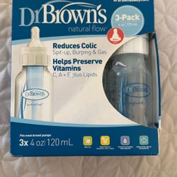  Dr Brown’s Natural Flow Baby Bottles For New Born 3 - Pack