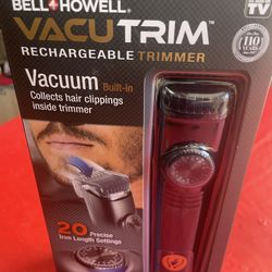 Hair Trimmer W/ Vacuum Rechargeable 