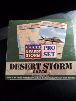 Desert storm trading cards