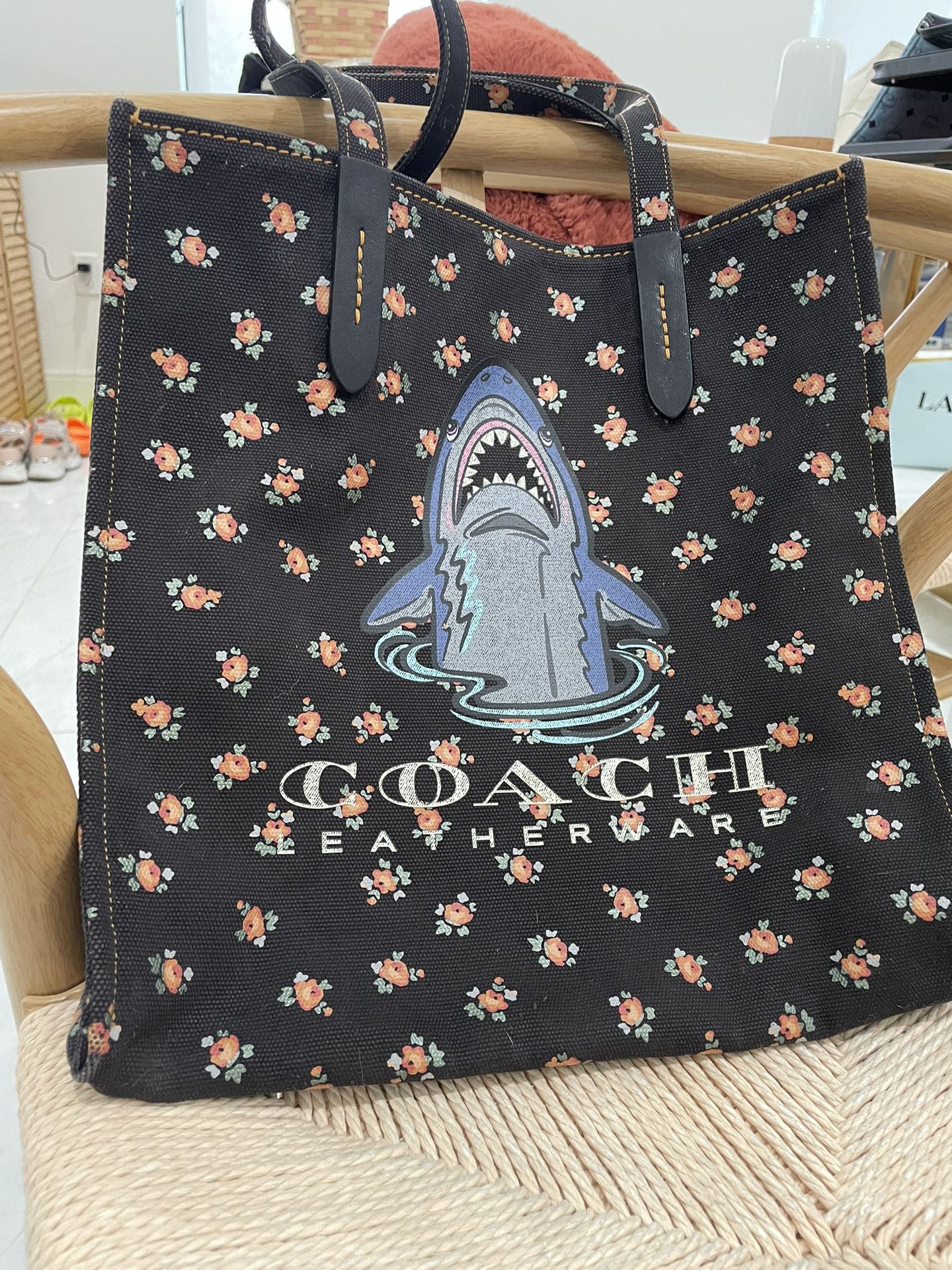 Coach Canvas Tote Bag ( Laptop Bag )