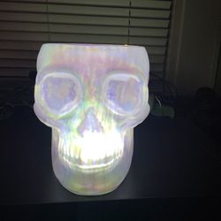 light up skull candle holder ***HALLOWEEN***