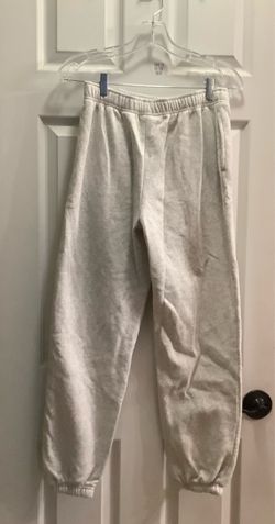 Light Gray Fleece Sweatpants Joggers