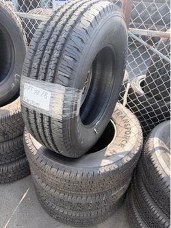 LT275/70/18 Firestone #4 Semi New Tires Mount & Balance // Set De 4 Llantas Semi Nuevas Instaladas Y Balanceadas