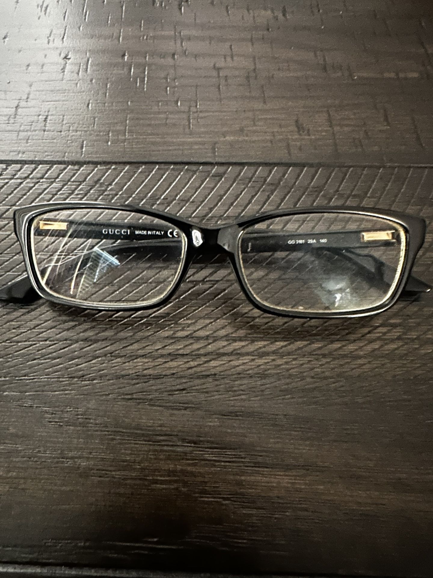 Authentic GUCCI Eyeglasses Frame Only No Case