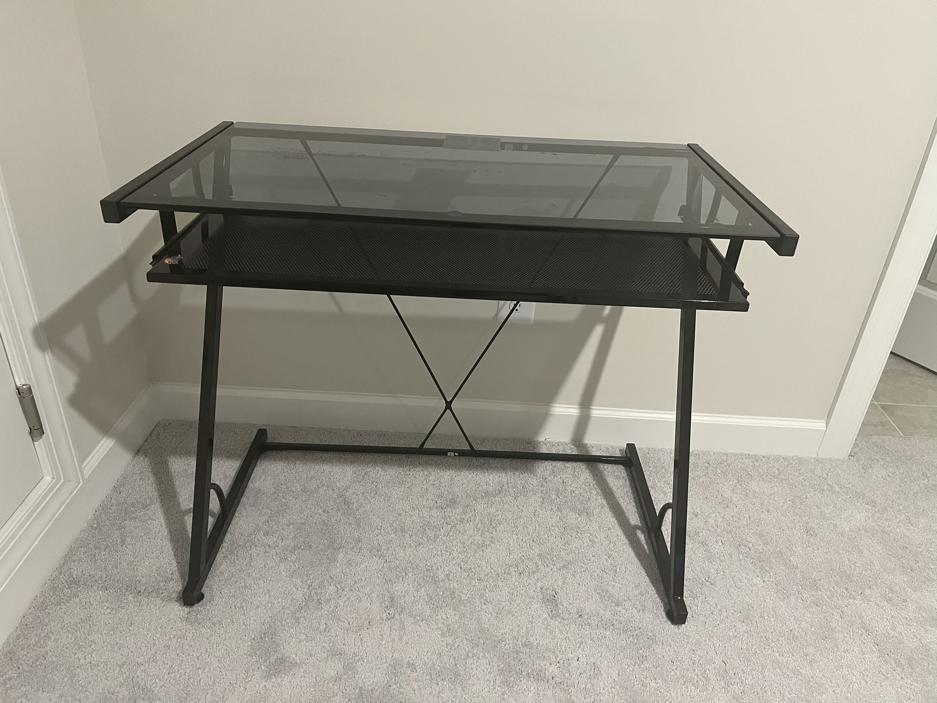 Desk Metal And Glass