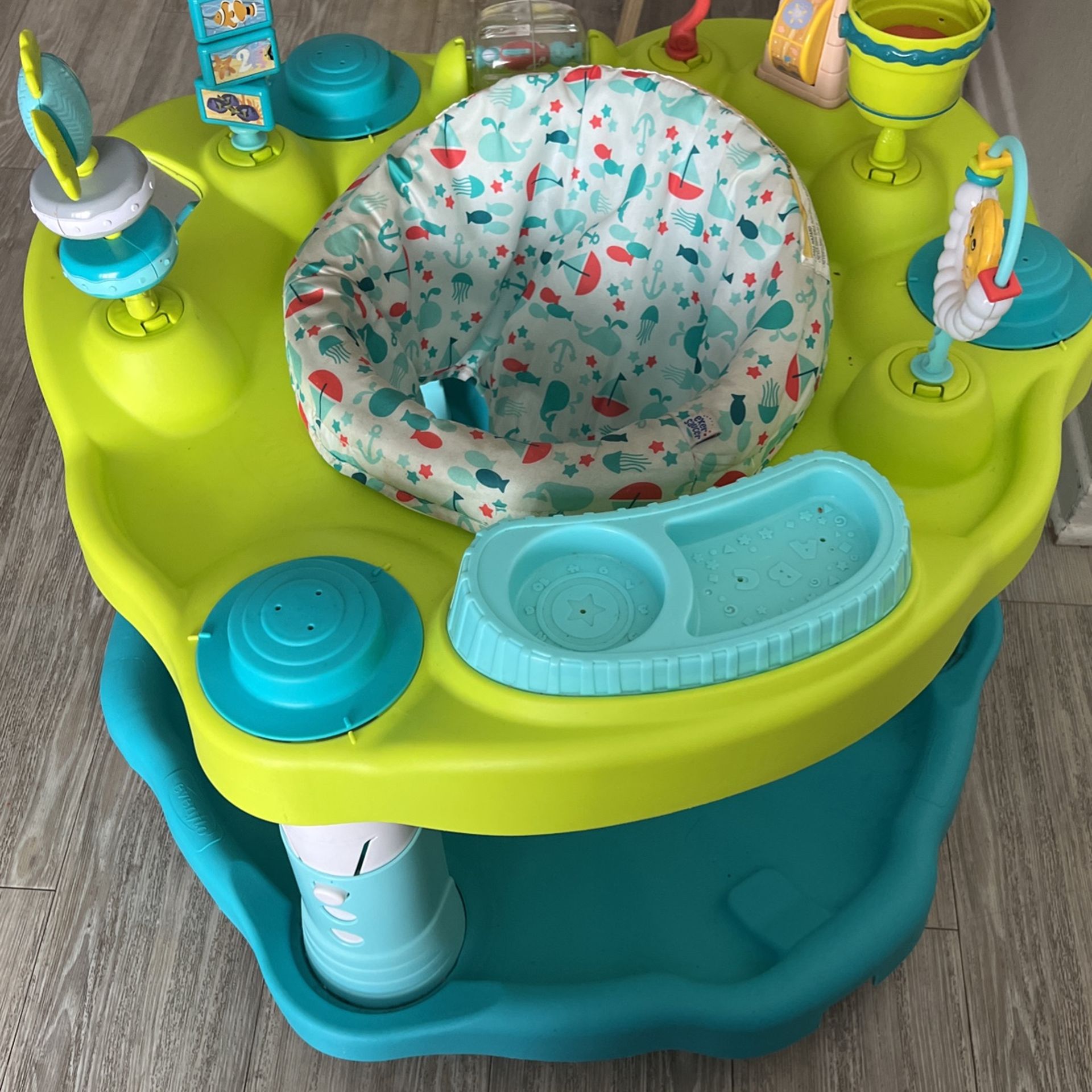 Exersaucer Evenflo Entertainer Seaside Splash Activity Center for Sale
