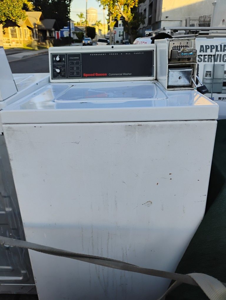 Speed Queen Washer Commercial  Coin Operator 