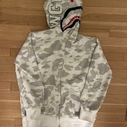 Bape City Camp Shark Full Zip Hoodie