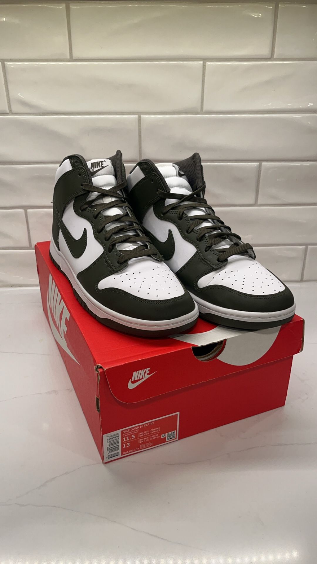 Nike Dunk 2022 High Cargo Khaki - Size 11.5M