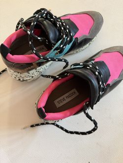 Steve Madden Women’s or Girls Cliff Sneaker Leopard Print