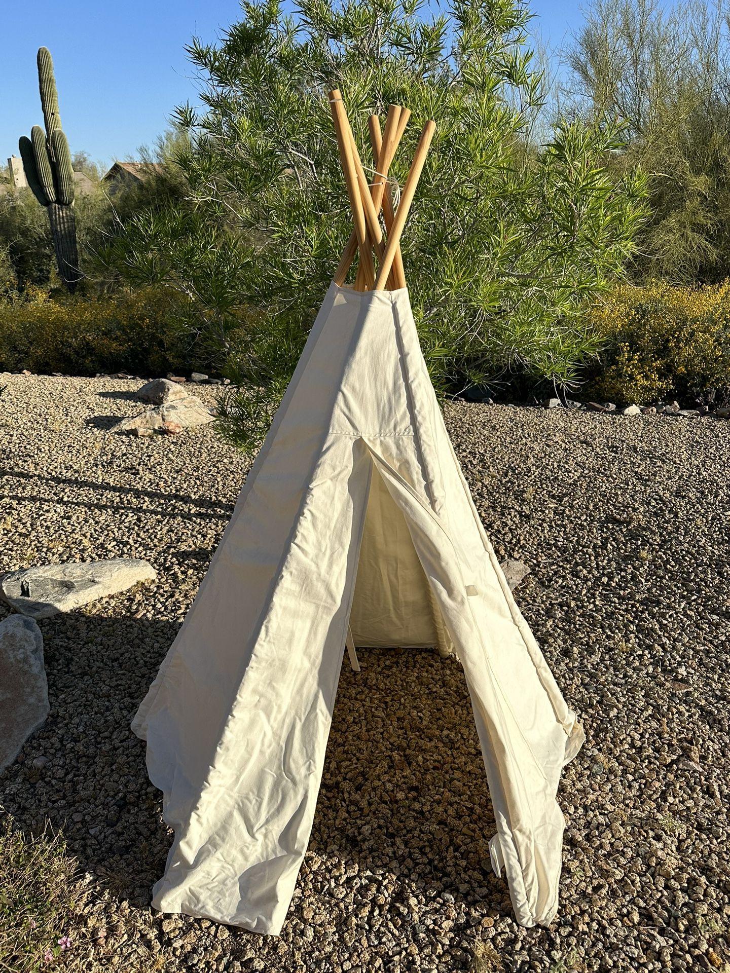 6ft Canvas Tee Pee