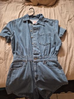 Jean jump suit size M