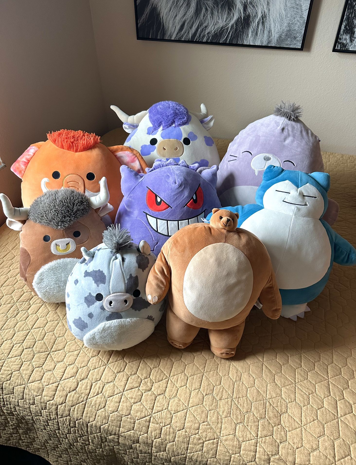Squishmallows Bundle Lot Of 8 - Like New Condition