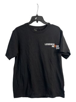 Men’s Vlone x Juice WRLD Legends Never Die black t-shirt Butterfly Size