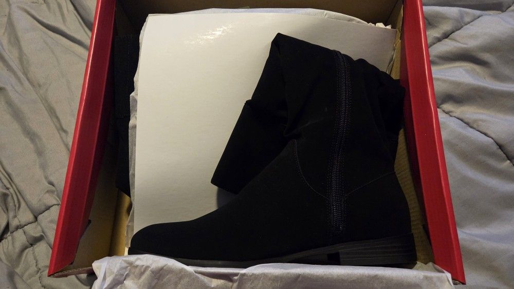 Black Suede Boots