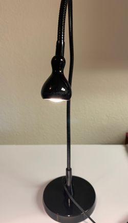 LED IKEA bedside reading lamp, with flexible stem (rarely used)