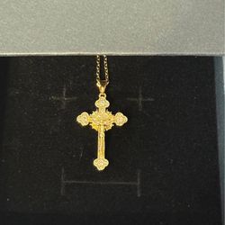 Gold Cross Necklace