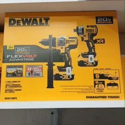 DeWalt New 20v Max XR Flexvolt Tool Combo Kit 