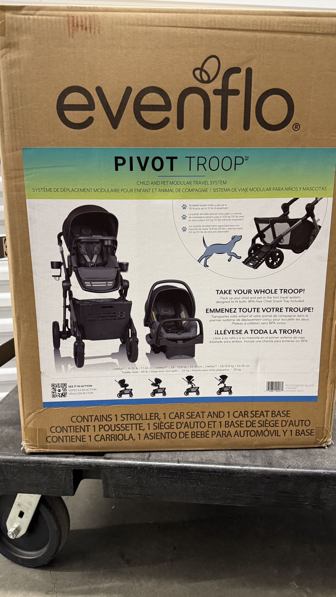 Evenflo Baby Stroller Car Seat And For Pets New