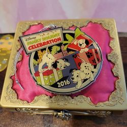 Disney Family Holiday Celebration 2016 Ornament 55th Anniversary "101 Dalmatians" 2.75" Xmas B3 