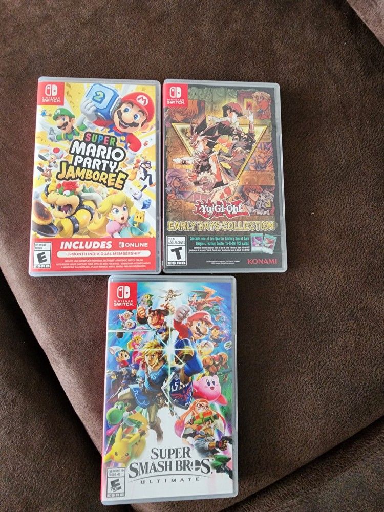 3 Nintendo Switch Games