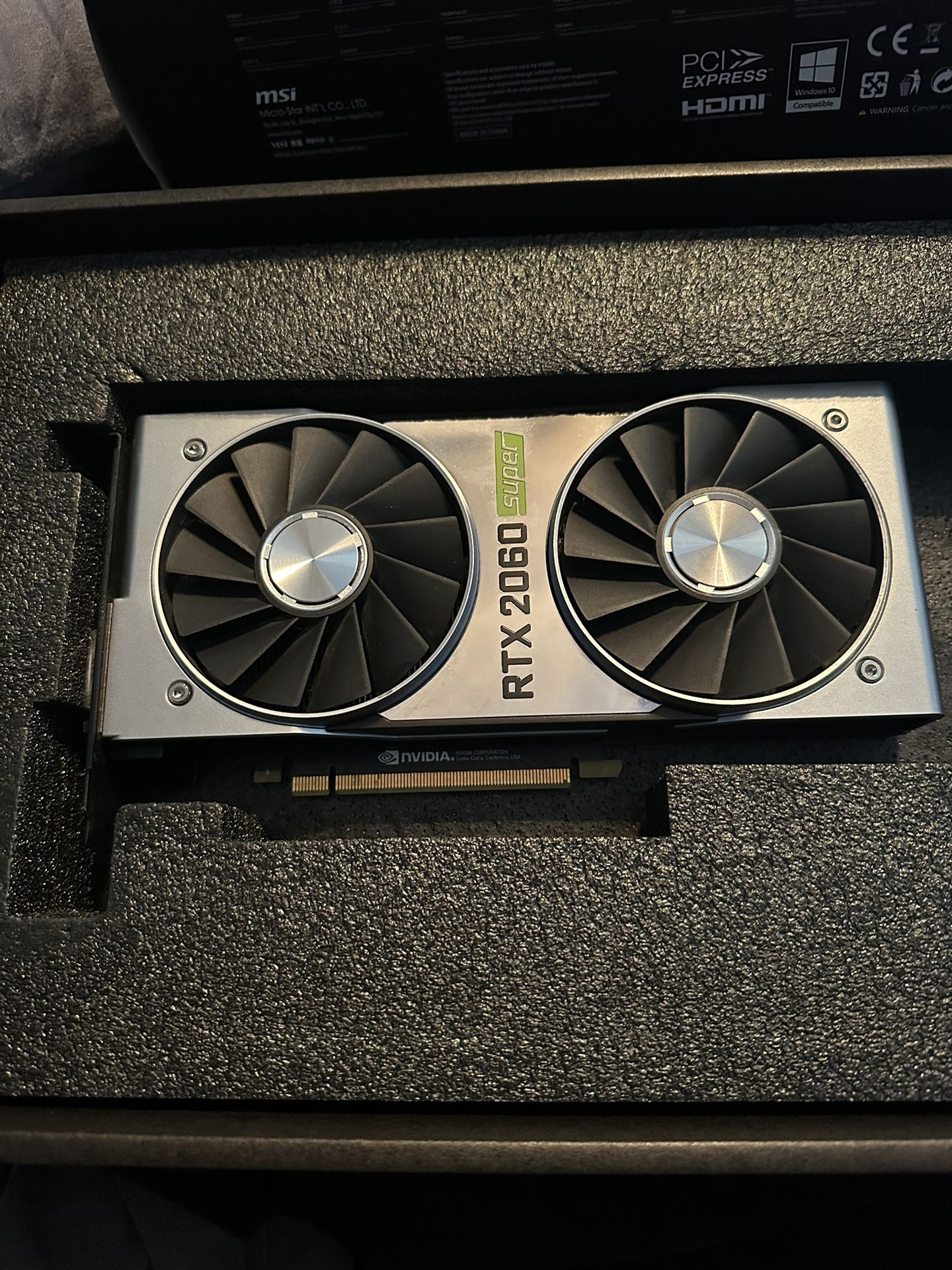 2060 Super Founders Edition Graphics Card