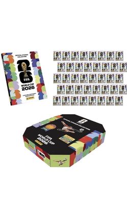 FIFA World Cup 2026 Panini sticker hardcover Album + 40 sticker packages