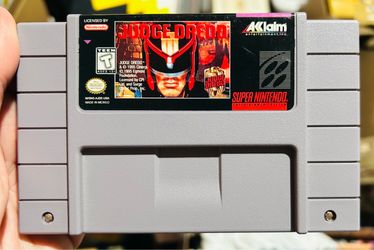 Judge Dredd SNES Cartridge
