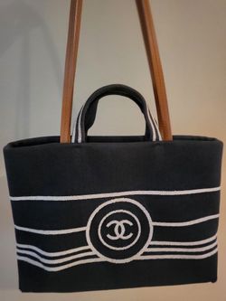 Authentic Chanel Beach Bag Shopper Bag