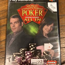 World Champion Poker All in Playstation 2 PS2
