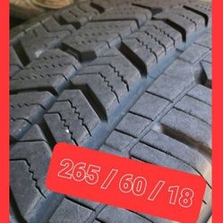 FREE INSTALL - 265/60/18 - BigO A/S Bigfoot Set (4) Tires All Season - LIKE NEW